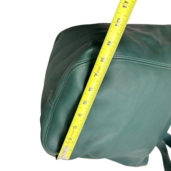 Coach rare vintage green leather large soho bag 4082 - Picture 3 of 14